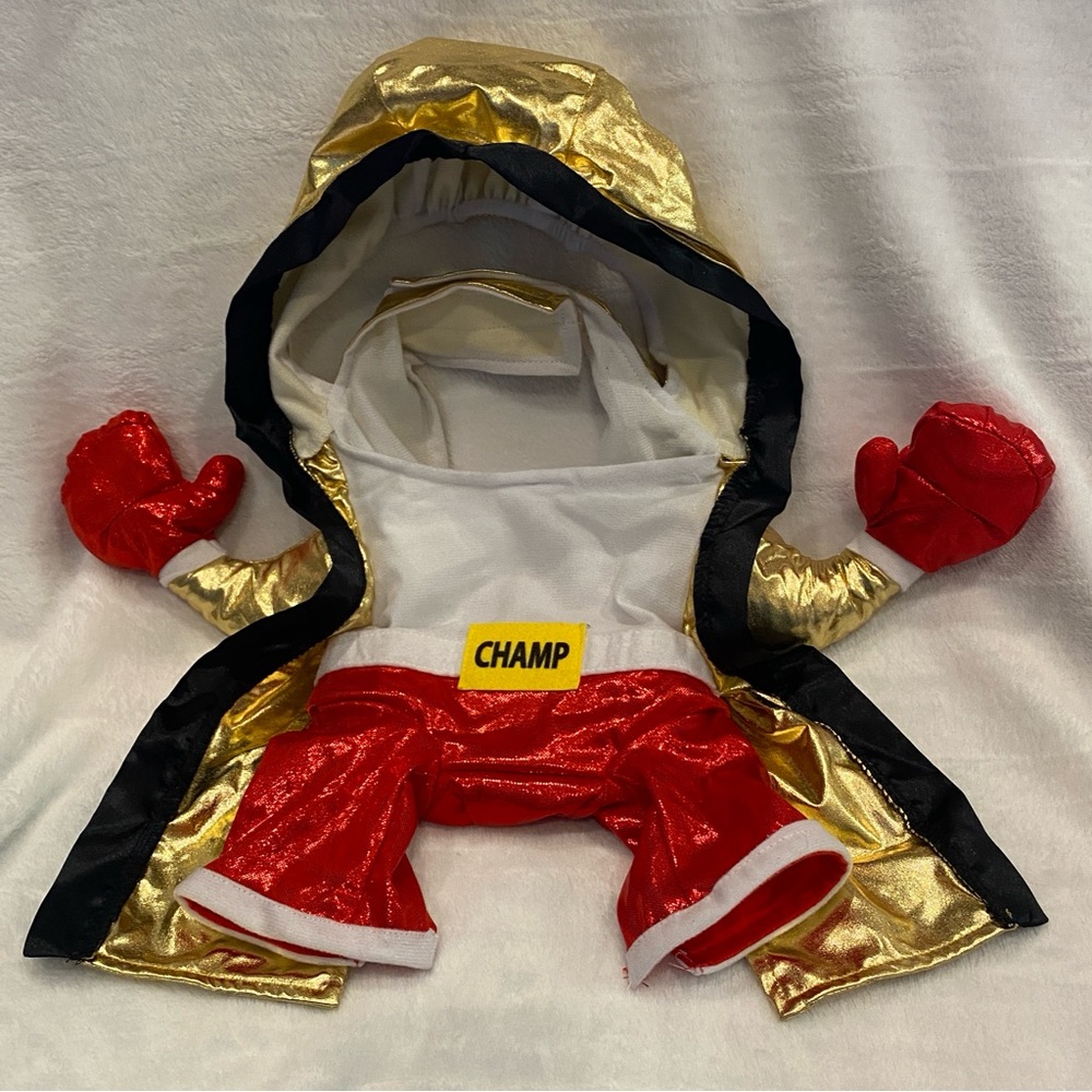 Hyde and Eek! Boutique Boxing Champ Boxer Champion Dog Pet Costume Medium NWOT